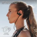 Volkano Race Series Sport Earhook Earphones - Black Bluetooth Headset  (In the Ear)